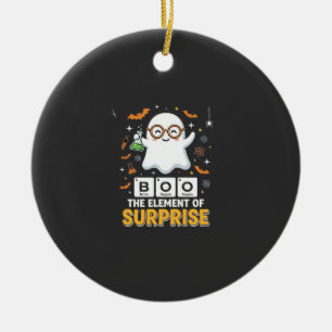 Halloween Boe Element van Verrassing Geest Ontwerp Keramisch Ornament