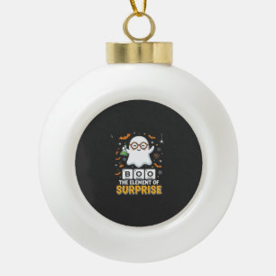 Halloween Boe Element van Verrassing Geest Ontwerp Keramische Bal Ornament