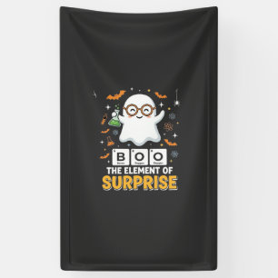 Halloween Boe Element van Verrassing Geest Ontwerp Spandoek