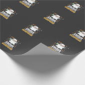 Halloween Boe Element van Verrassingsgeest Ontwerp Cadeaupapier (Hoek)