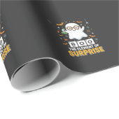 Halloween Boe Element van Verrassingsgeest Ontwerp Cadeaupapier (Rol Hoek)