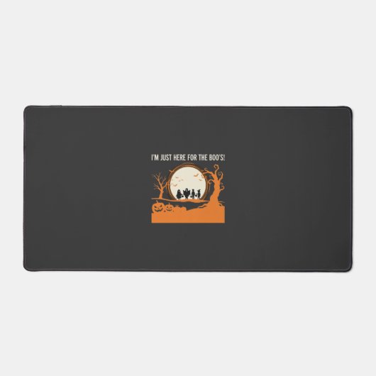 Halloween Boe Geest Silhouet Bureaumat (Voorkant)