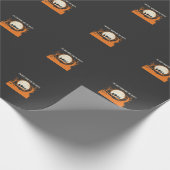 Halloween Boe Geest Silhouet Cadeaupapier (Hoek)