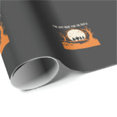 Halloween Boe Geest Silhouet Cadeaupapier (Rol Hoek)