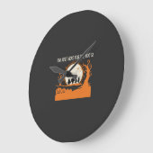 Halloween Boe Geest Silhouet Grote Klok (Hoek)