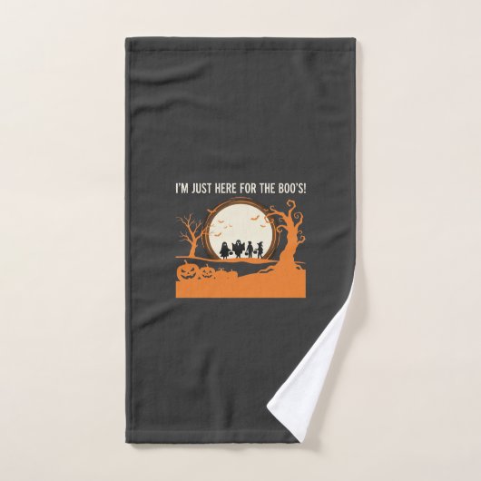 Halloween Boe Geest Silhouet Handdoek (Handdoek)