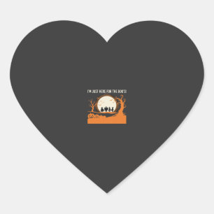 Halloween Boe Geest Silhouet Hart Sticker