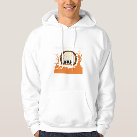 Halloween Boe Geest Silhouet Hoodie (Voorkant)