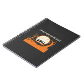 Halloween Boe Geest Silhouet Notitieboek (Linkerzijde)