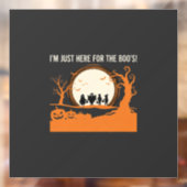 Halloween Boe Geest Silhouet Raamsticker (Vel 2)