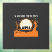 Halloween Boe Geest Silhouet Raamsticker (Vel 3)