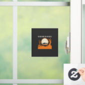 Halloween Boe Geest Silhouet Raamsticker (Huis)
