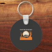 Halloween Boe Geest Silhouet Sleutelhanger (Voorkant)