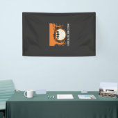 Halloween Boe Geest Silhouet Spandoek (Beurs)
