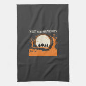 Halloween Boe Geest Silhouet Theedoek (Verticaal)
