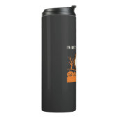 Halloween Boe Geest Silhouet Thermosbeker (Gedraaid links)