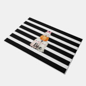 Halloween "Boe" Pompoen Deurmat (Schuin)