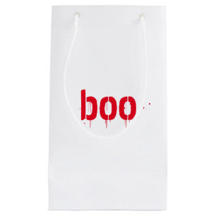 Halloween boe rode bloederige enge traktatie klein cadeauzakje