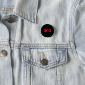 Halloween boe rode, zwarte engel ronde button 3,2 cm (In situ)