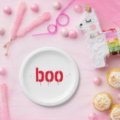 Halloween boe rood bloederig papier bord (Feest)
