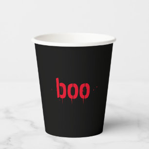 Halloween boek zwart rood bloederig eng papieren bekers