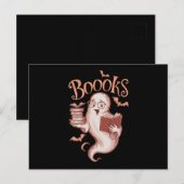 Halloween Boeken Bibliothecaris Leraar Lezer Briefkaart (Voorkant / Achterkant)