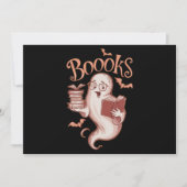 Halloween Boeken Bibliothecaris Leraar Lezer Kaart (Voorkant)