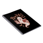 Halloween Boeken Bibliothecaris Leraar Lezer Notitieboek (Rechterzijde)