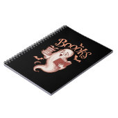 Halloween Boeken Bibliothecaris Leraar Lezer Notitieboek (Linkerzijde)