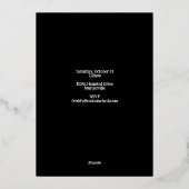 Halloween-boeken en Booze Spooky Ghost Party Folie Uitnodiging (Achterkant)