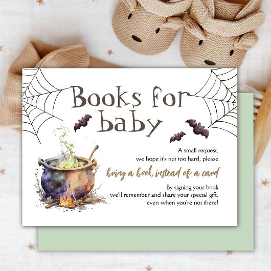Halloween Boeken voor Baby Request Genderneutraal Informatiekaartje