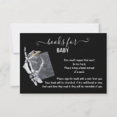 Halloween Boeken voor Baby shower bijsluiter kaart (Voorkant)