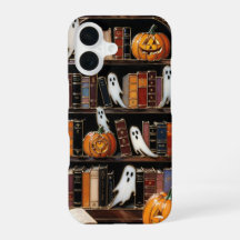 Halloween Boekenplank Hoesje Geest Pompoen