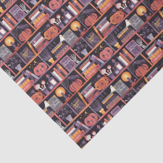 Halloween boekenplank tissuepapier (Detail)