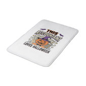 Halloween-boekhouder Funny Spooky Belastingseizoen Badmat (Gekanteld)