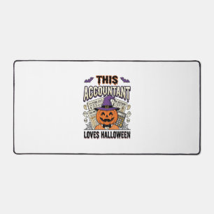 Halloween-boekhouder Funny Spooky Belastingseizoen Bureaumat