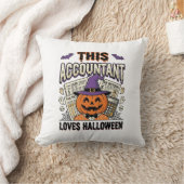 Halloween-boekhouder Funny Spooky Belastingseizoen Kussen (Deken)