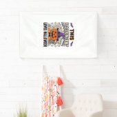 Halloween-boekhouder Funny Spooky Belastingseizoen Spandoek (Insitu)