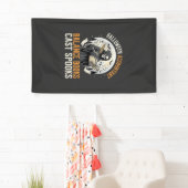 Halloween-boekhouder na donker spandoek (Insitu)