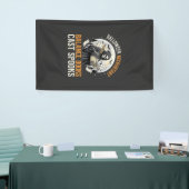 Halloween-boekhouder na donker spandoek (Beurs)