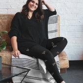 Halloween-boektypografie Leggings