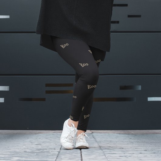 Halloween-boektypografie Leggings