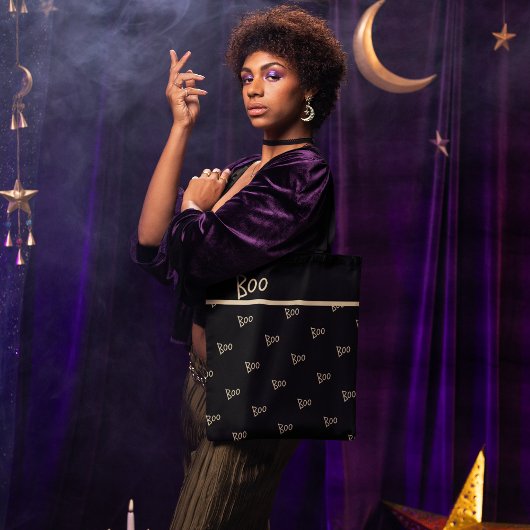 Halloween-boektypografie Tote Bag