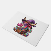  Halloween Boerderij Koe Deurmat (Schuin)