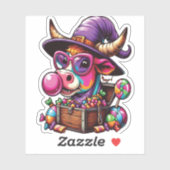  Halloween Boerderij Koe Sticker (Vel)