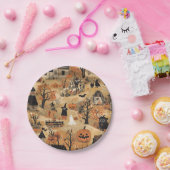  Halloween boerderij Papieren Bordje (Feest)