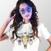 HALLOWEEN BOHO KWADE OOGHEKS ALSJEBLIEFT SCHEDEL T-SHIRT