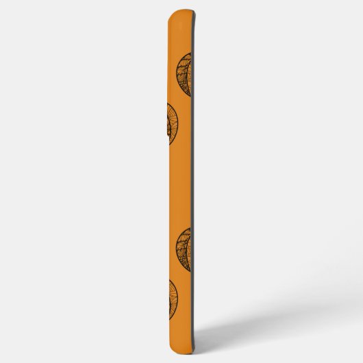 Halloween boho Zentangle ® geïnspireerd pompoen He Samsung Galaxy Hoesje (Linkerkant)