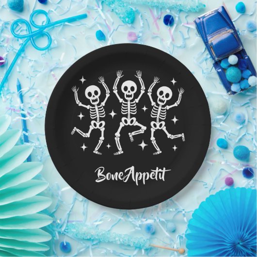 Halloween Bone Appetit Papieren Bordje (Feest)