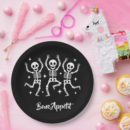 Halloween Bone Appetit  Papieren Bordje (Feest)